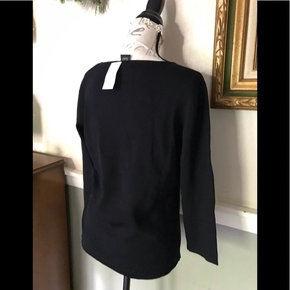 🖤 Black Cat Sequin Pumpkin Top L NWT 58.00 Last One Left - Picture 6 of 9